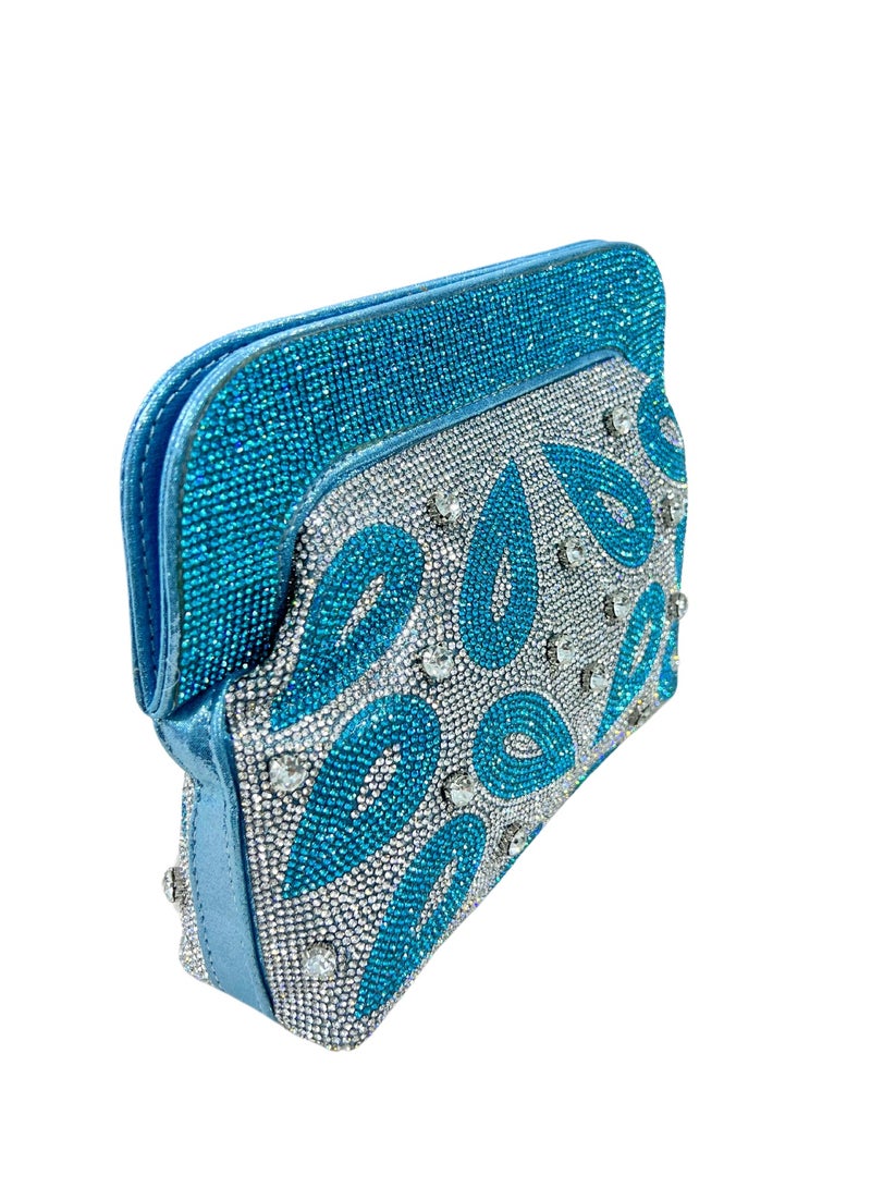 Harsha's Glam Clutches Beaded Rhinestone Clutch - Image 2