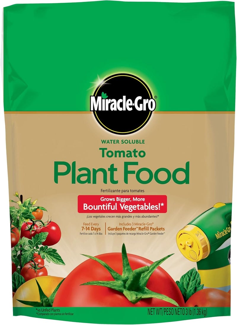 Miracle-Gro Water Soluble Tomato Plant Food, 3 lb - Image 1
