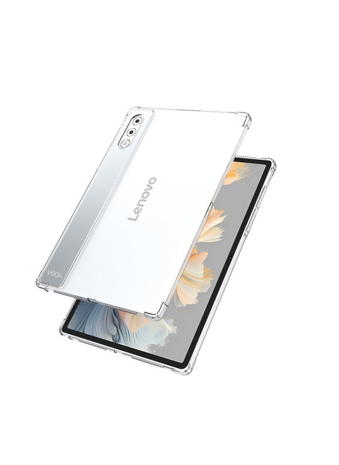 Generic - Suitable For Lenovo Yoga Pad Pro Tablet Protective Cover AI Yuan Kai 12.7 Airbag Anti-drop Transparent 2025-Color:Transparent 【air Bag Anti-fall Shell】-Applicable Models:Lenovo X104f-10.1 - Image 1