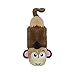 Petstages StuffingFree Lil Squeak Monkey Plush Dog Toy Small - Image 3