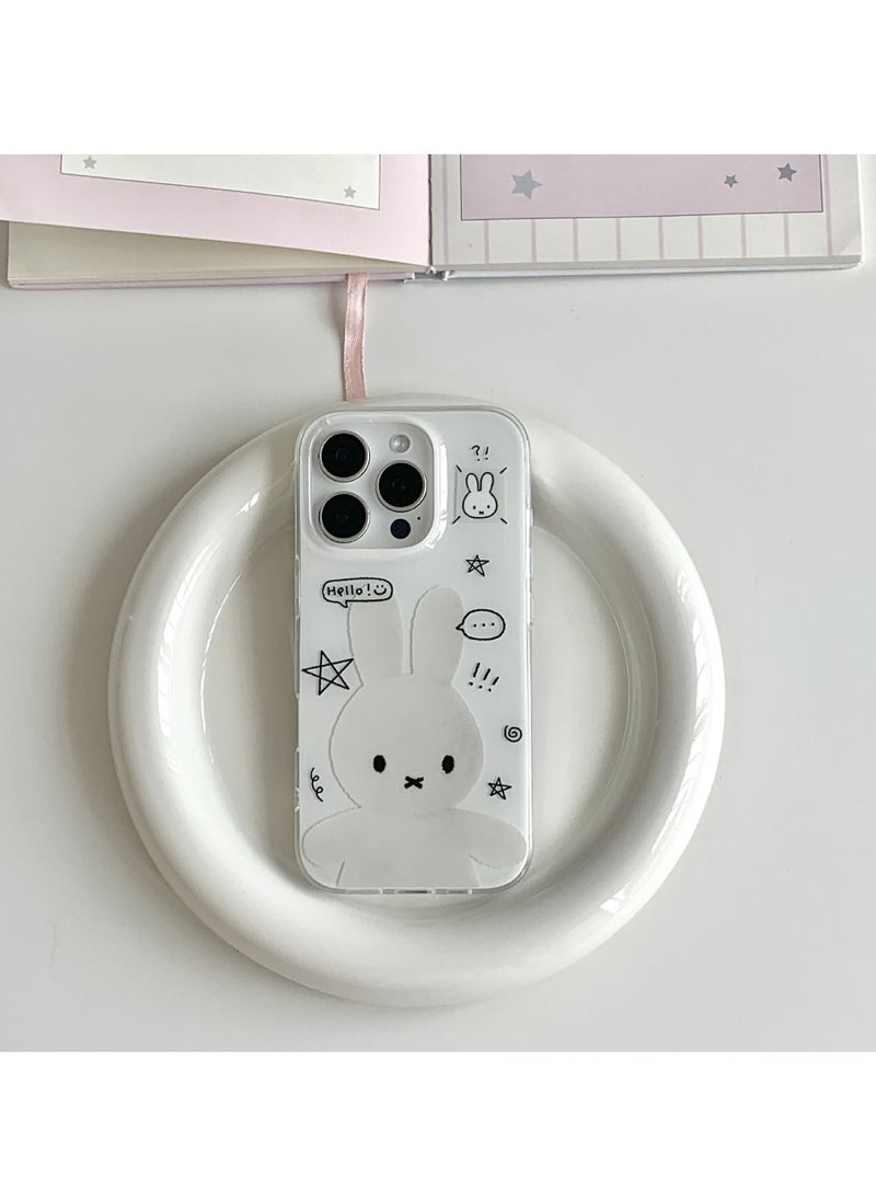 NIBEMINENT Protective TPU Case Cover For iPhone 16 Plus, Miffy Baby Single Shell