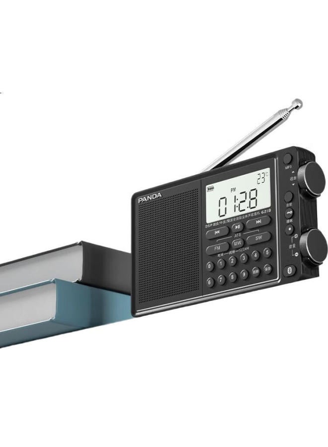 Panda 6218 Portable Bluetooth Radio Full Band Stereo Multifunctional Semiconductor Car Backup - Image 2