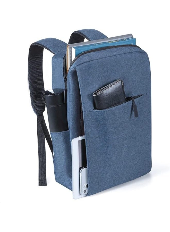 Energy Case Laptop Backpack for Men and Women with 16-inch Computer Pocket, Water-Resistant Backpack with USB Charging Port - Navy