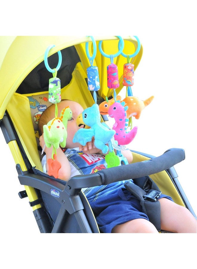 Gebra Baby Toys For 0 3 6 9 12 Months, Soft Rattle Wind Chime Car Seat Crib Stroller Toys, Dinosaur Baby Hanging Toys Birthday For Baby Boys And Girls - Image 4