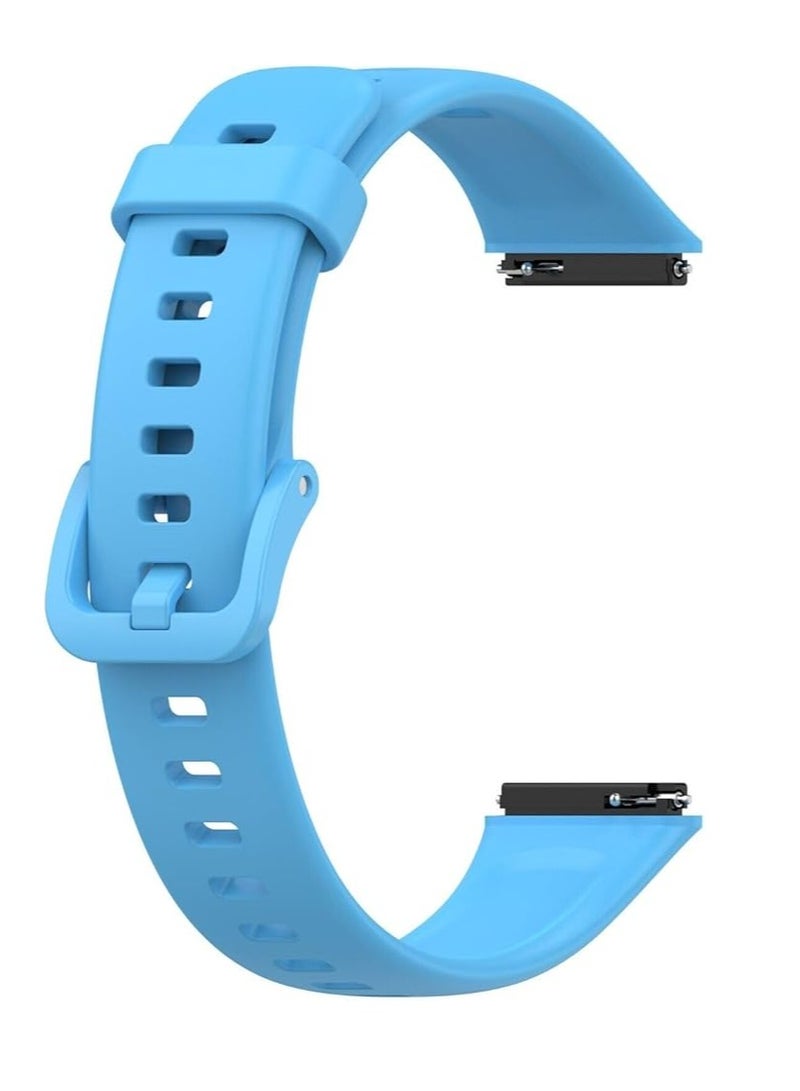 حزام بديل متوافق مع سوار الساعة الذكية Honor Band 8 Huawei Band 8 المصنوع من السيليكون المقاوم للماء - Image 3