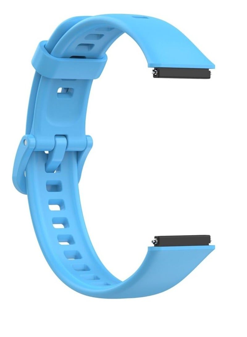 حزام بديل متوافق مع سوار الساعة الذكية Honor Band 8 Huawei Band 8 المصنوع من السيليكون المقاوم للماء - Image 4