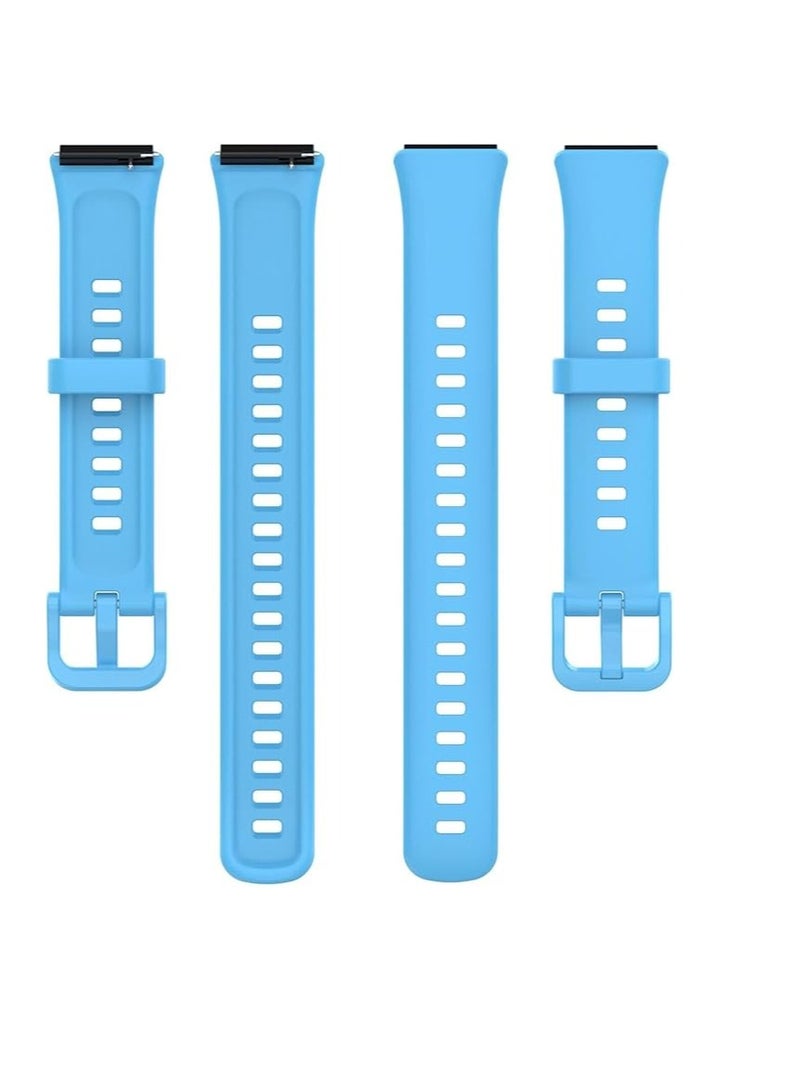 حزام بديل متوافق مع سوار الساعة الذكية Honor Band 8 Huawei Band 8 المصنوع من السيليكون المقاوم للماء - Image 5