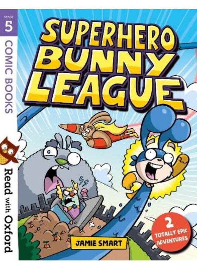 Read with Oxford: Stage 5: Comic Books: Superhero Bunny League  - Image 1