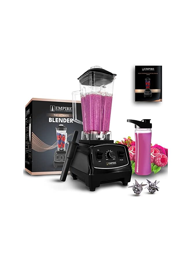 Empire Blender Smoothie Maker 2200W, 10 Adjustable Speeds Smoothie Blender with 2L BPA-Free Container, 30,000RPM High-Speed Blenders with Multiple Blades, Professional Blenders for Kitchen - Image 2
