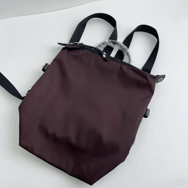 French-Style Nylon Unisex Backpack, Large Capacity, Simple Student A4 Book Bag, Portable Travel Backpack, Trendy - Image 1