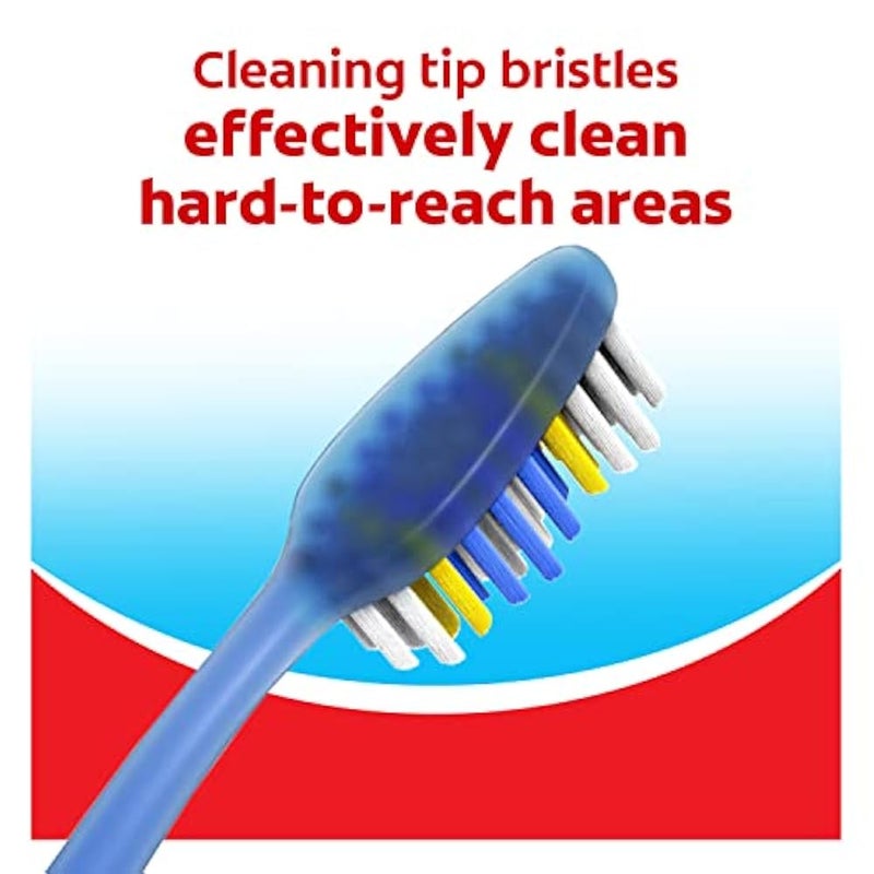 Colgate Extra Clean Toothbrush, Soft Toothbrush for Adults, 6 Pack - Image 5