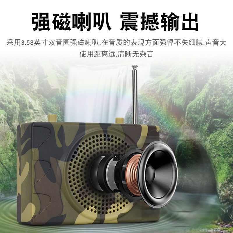 Camouflage Loudspeaker Outdoor Little Bee 898 Wireless Teaching Amplifier Long-Distance Remote Control Sound Amplification - Image 4