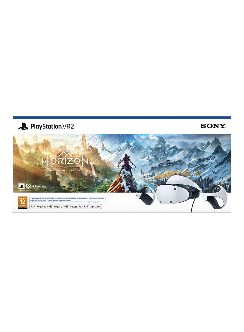 Sony PlayStation VR2 + Horizon Call of Mountain Voucher Bundle Headset - Image 1