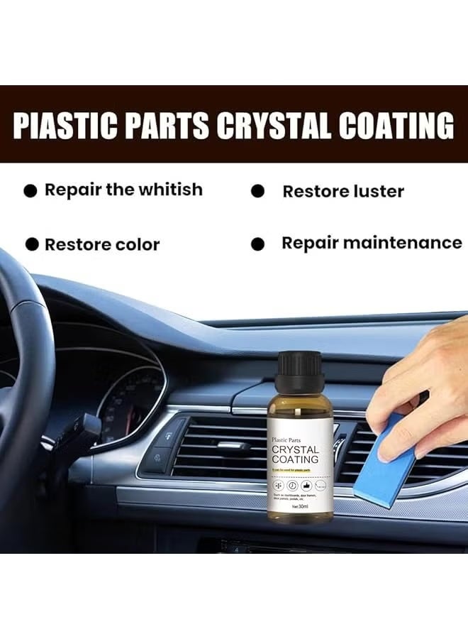 2Pcs Crystal Coating For Automotive Plastic Parts - Long-Lasting Restorer And Refresher Agent For Car - Image 5