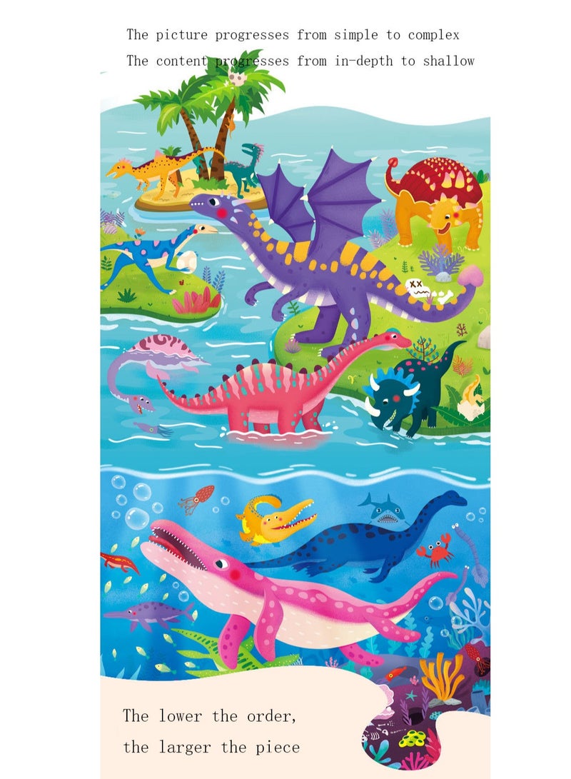 HALAMODO Stage 7 Fairy Tale World Educational Puzzle (6+ Years) | New Advanced Wooden Jigsaw for Kids | 7-Stage Willpower Training (1-7 Years) | 176-216 Piece Challenging Set | Includes Manual & Achievement Stickers | Premium 5mm Plywood | Number Matrix on Back | Non-Toxic Material | Parent-Child STEM Toy | Develops Patience & Logical Thinking - Image 2