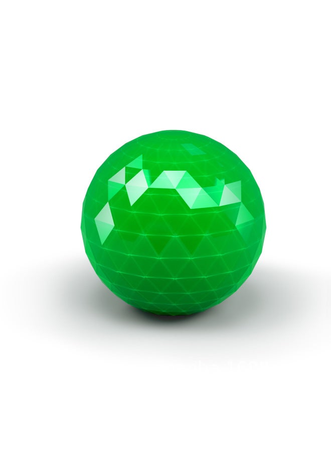 American Style Oval Ball Head Arcade Joystick Head Joystick Accessories Prism American Ball-Product Color:Boxer Prism Rocker Ball-transparent Green (QP05)  - Image 1