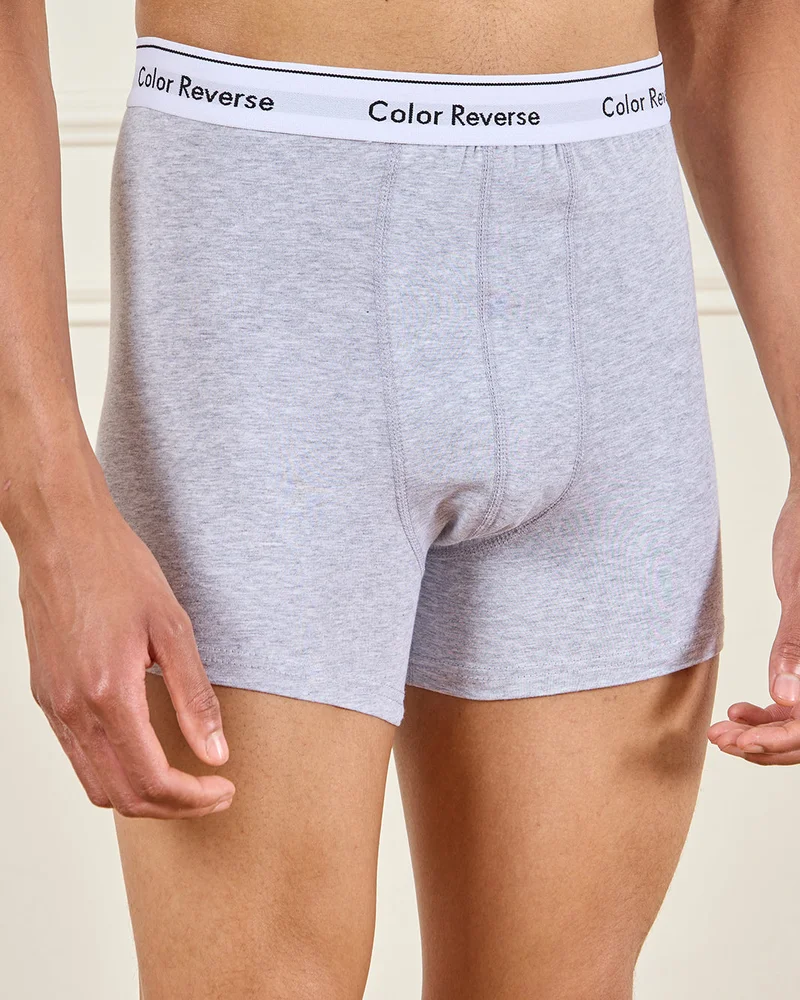 Redtag Men Grey Hipester Brief Set (Pack of 2)