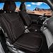 LINGVIDO Full Set Car Seat Covers Faux Nappa Leather Airbag Compatible and Waterproof Protectors for Sedans SUVs Breathable Interior for Active Families Pets and Commuters 5 Seats Brown - Image 2