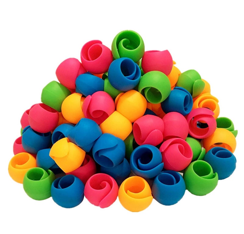 حافظات خيوط Fbshicung 100 قطعة لمنع تفكك أطراف الخيوط لكرات الخياطة والتطريز