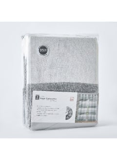 Home Box Aara Baron 2-Piece Extra Long Sheer Curtain Set 140 x 300 cm  - Image 3