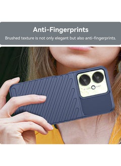 URBBKING Shockproof Protection Phone Case for Redmi 13C 4G/Redmi 13C 5G/Poco M6 5G/Poco C65 4G Blue  - Image 5