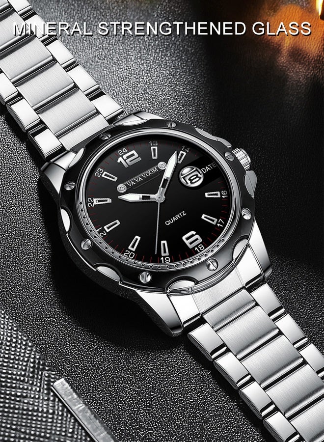 VA VA VOOM Men's Quartz Watch, minimalist and stylish high-end watch, perfect for the sophisticated gentleman. The ideal gift for your boyfriend, father, or brother. - Image 2