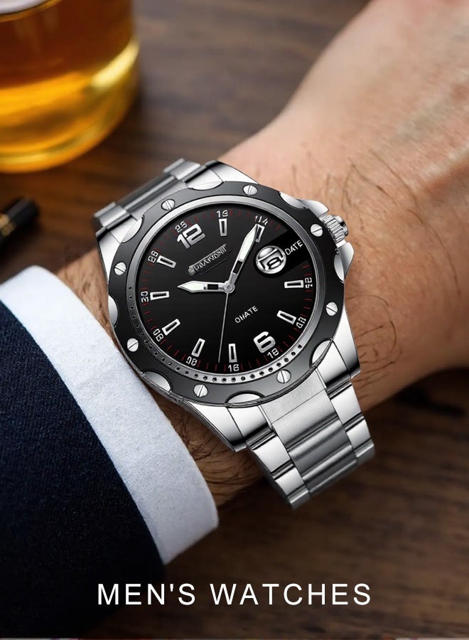 VA VA VOOM Men's Quartz Watch, minimalist and stylish high-end watch, perfect for the sophisticated gentleman. The ideal gift for your boyfriend, father, or brother. - Image 4