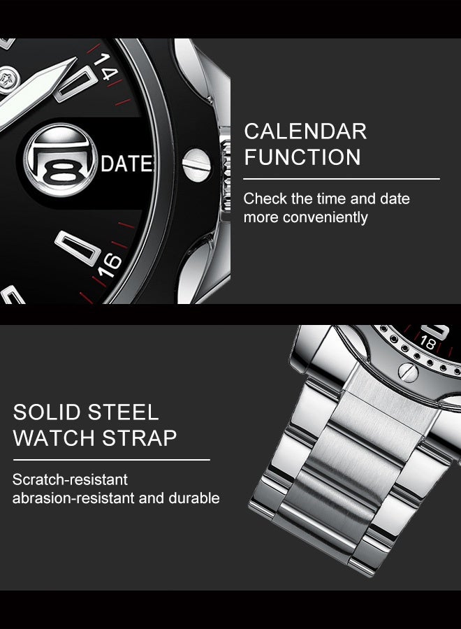 VA VA VOOM Men's Quartz Watch, minimalist and stylish high-end watch, perfect for the sophisticated gentleman. The ideal gift for your boyfriend, father, or brother. - Image 5