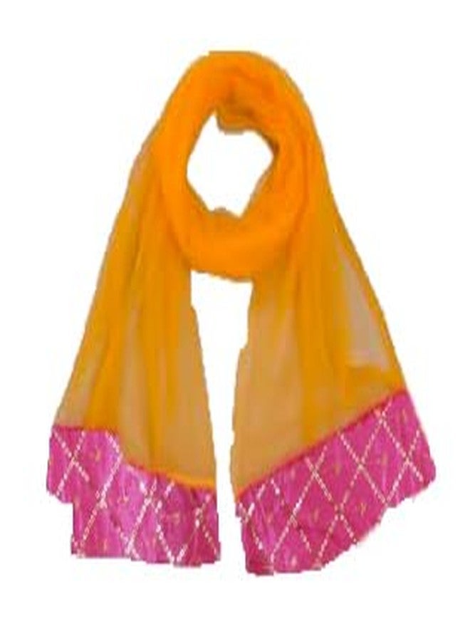 HIBA CREATIONS Baby Girl Yellow and Pink Embriodary lehenga Heartshape Choli 6-12 Months - Image 4