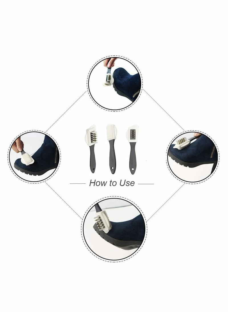 Y&D Shoe Brush Set, 2 Pcs Suede And Scrub  - Image 4