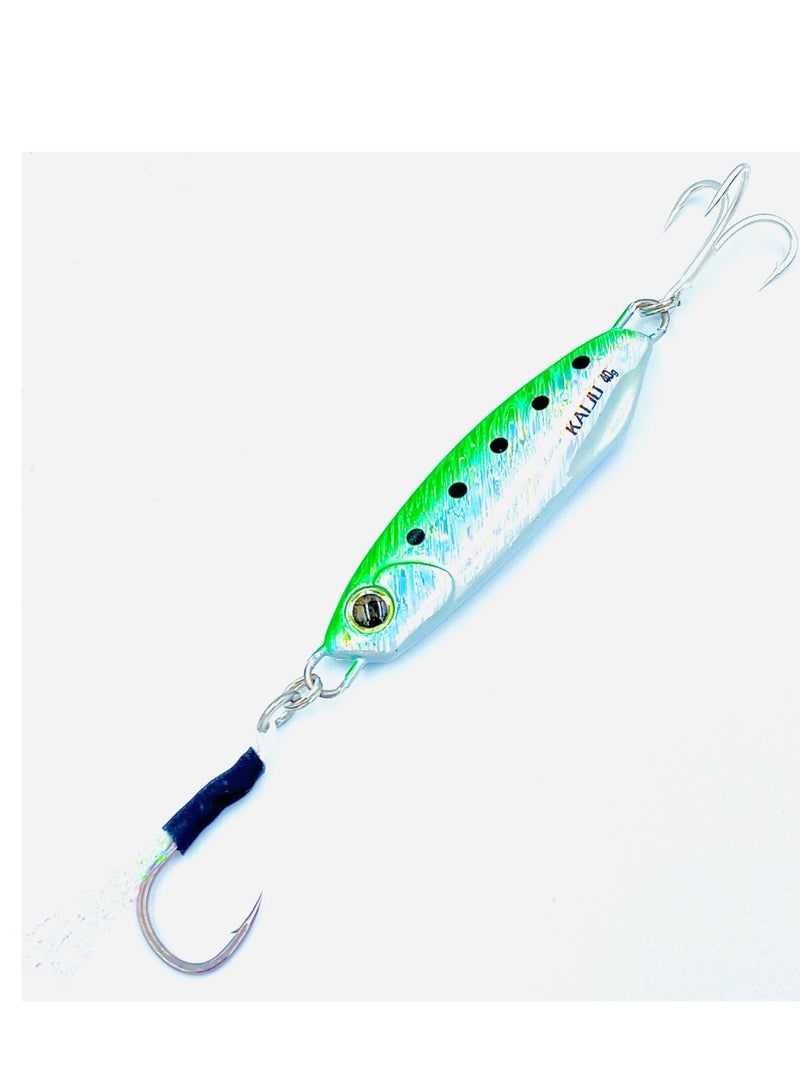 أوكورا رقصة السردين الأخضر من أوكورا كايجو - أوزان 30 جرام، خطاف BKK حاد جدًا، 10 ألوان ساحرة - معدات خفيفة الوزن لمغامرات الصيد الملحمية - Image 1