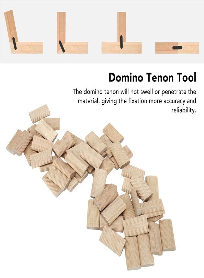 Estink 50Pcs Tenon Beech Wood 8x40mm Loose Tenons Woodworking Accessory for Positioning 0.31x1.57in - Image 3