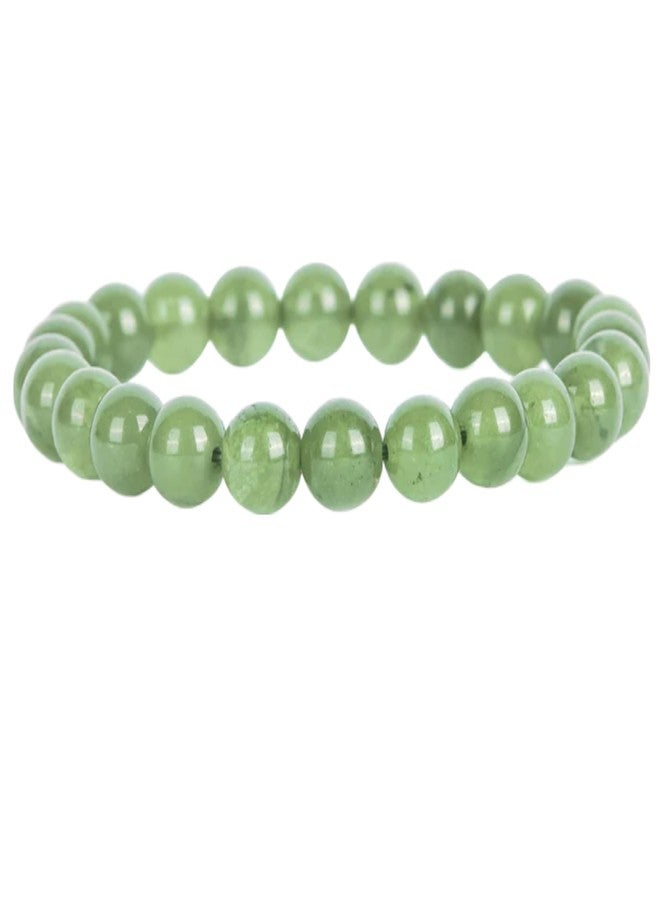 TAURISH Natural Green Aventurine Bracelet for Women and Men 8mm Healing Crystal Beads Stretchable Design Natural Gemstone Jewelry for Prosperity and Emotional Balance Pack of 2 - Image 2