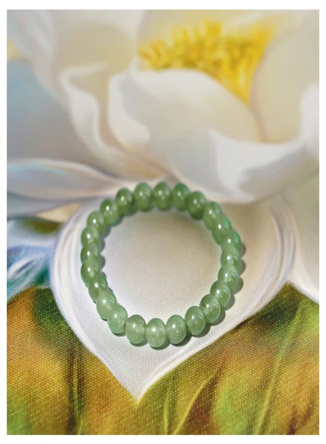 TAURISH Natural Green Aventurine Bracelet for Women and Men 8mm Healing Crystal Beads Stretchable Design Natural Gemstone Jewelry for Prosperity and Emotional Balance Pack of 2 - Image 5