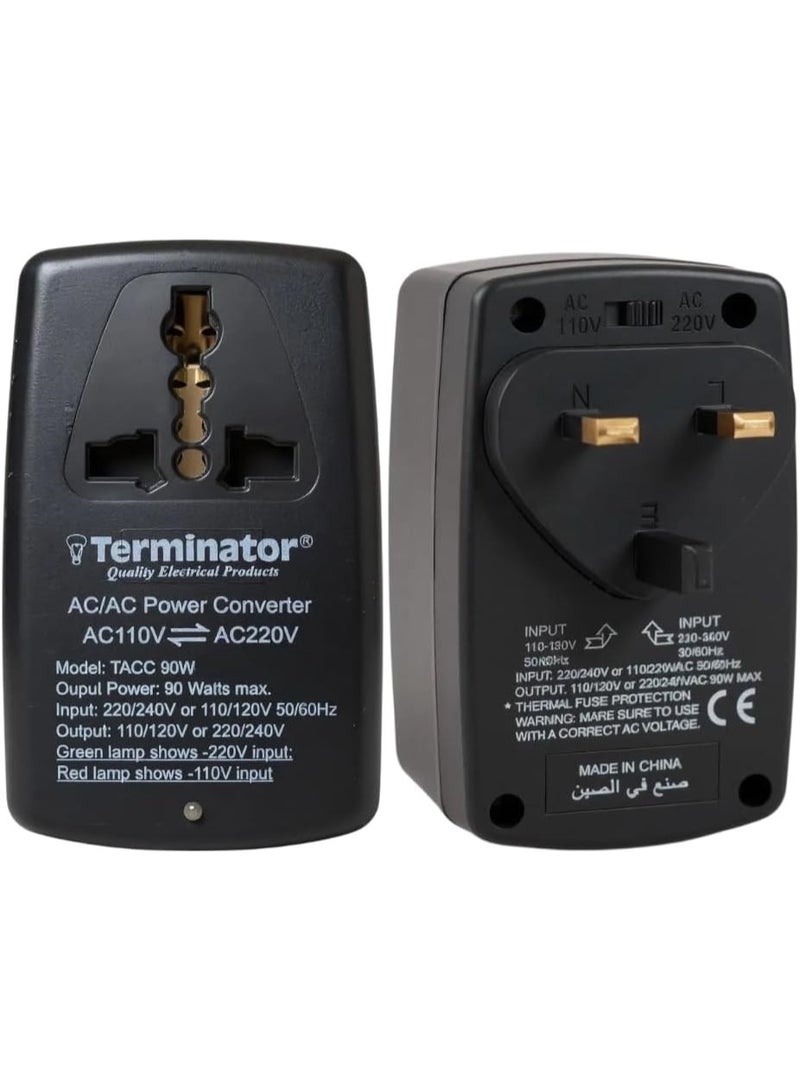 Terminator Dual Voltage Power Converter Ac-Ac 90W - Image 1