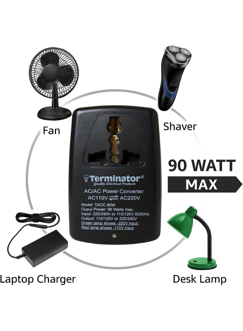 Terminator Dual Voltage Power Converter Ac-Ac 90W - Image 5