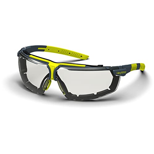 HexArmor VS300 variomatic Safety Glasses for men and women | Transition lenses | Anti-fog | Scratch resistant wrap around lenses | Adjustable side arms | ANSI Z87 Certified | 100% UV protected eyewear - Image 2