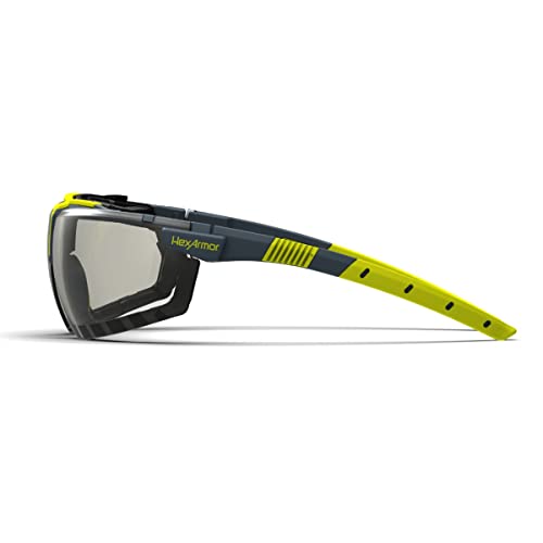 HexArmor VS300 variomatic Safety Glasses for men and women | Transition lenses | Anti-fog | Scratch resistant wrap around lenses | Adjustable side arms | ANSI Z87 Certified | 100% UV protected eyewear - Image 4