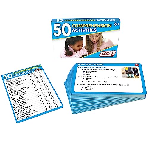 Junior Learning JL355 50 Comprehension Activities, Multi, Medium - Image 3