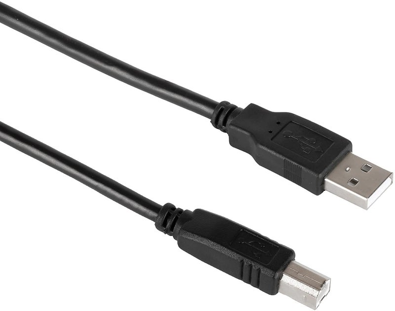Keendex Kx2344 USB (B) 2.0 Male To USB 2.0 Male Printer Cable, 2 Meters - Black - Image 2