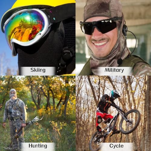 XY3545HS Camo Balaclava Face Mask for Man and Women-Hunting，Skiing，Motorcycle Windproof，UV Protection&Military Training - Image 4