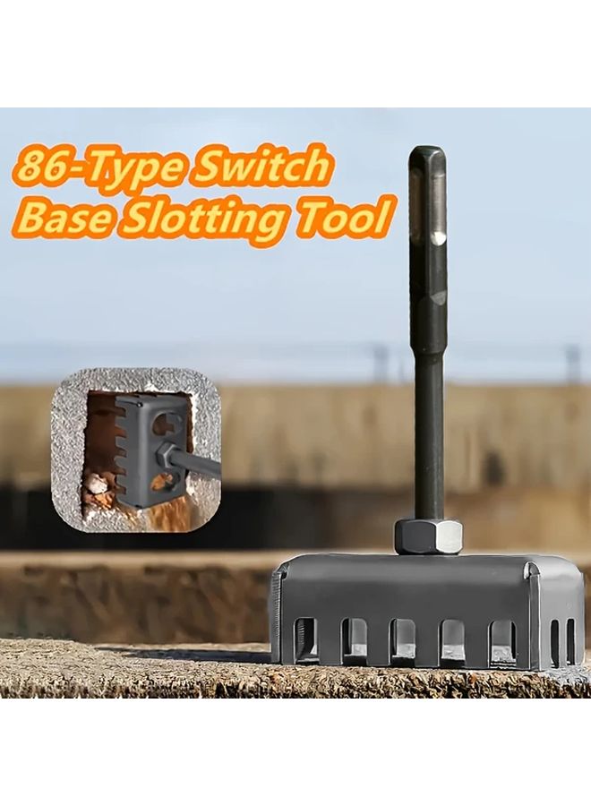 Square 86 Type Punching Head Heavy Duty Hammer Accessory Wall Hole Cutter - Image 2