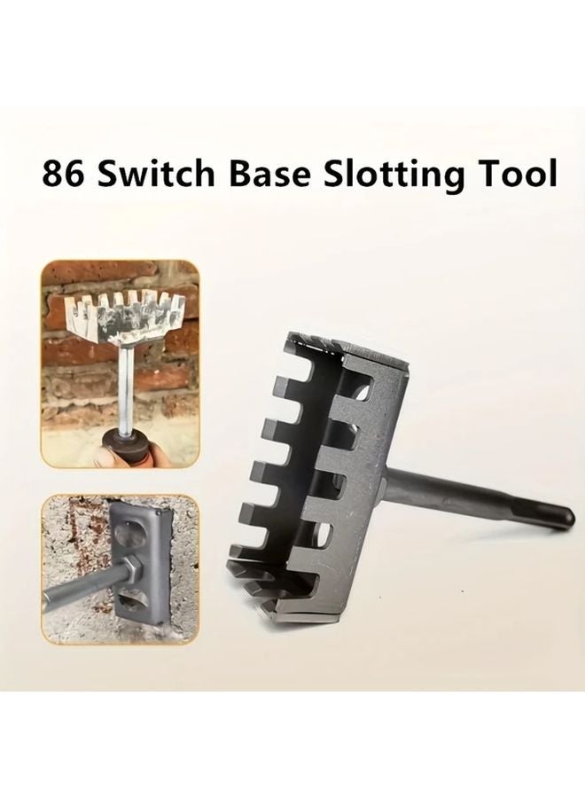 Square 86 Type Punching Head Heavy Duty Hammer Accessory Wall Hole Cutter - Image 3