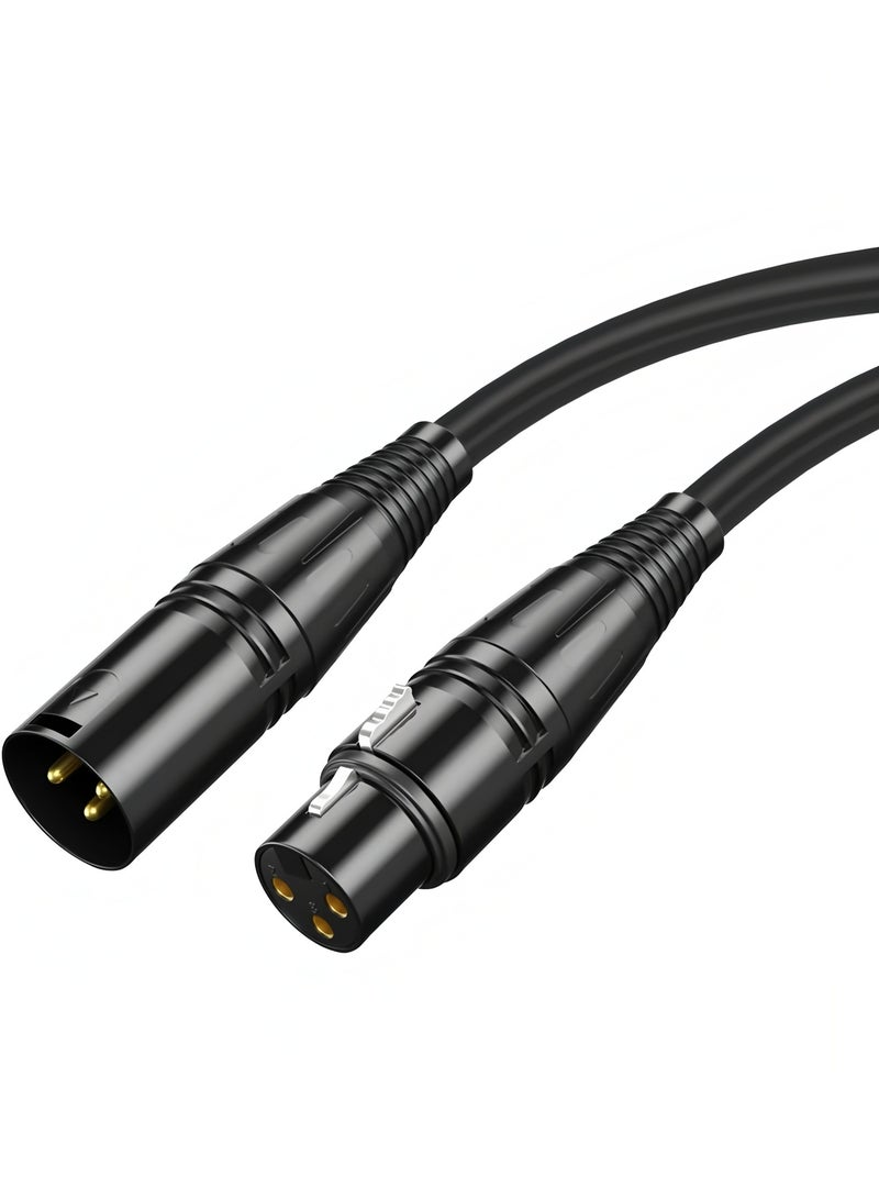Flyview XLR Microphone Cable Male To Female 3 Pin Cannon Balanced Extension Cable for Recording Applications, Mixers, Speaker Systems, DMX Lights,Mixer,Amplifiers (2 Meters) - Image 5