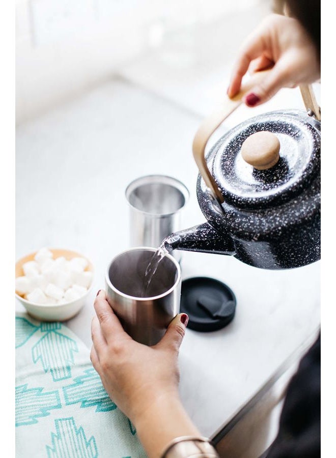 bobble BTC000100O006BND Presse Coffee, Stainless Steel, Black - Image 3