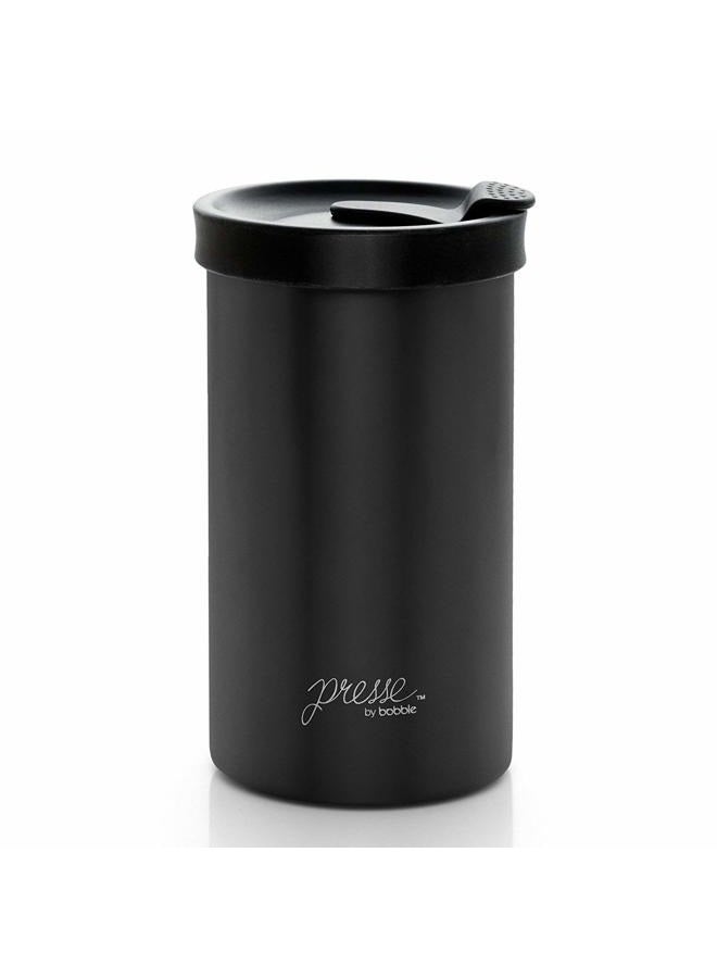 bobble BTC000100O006BND Presse Coffee, Stainless Steel, Black - Image 1