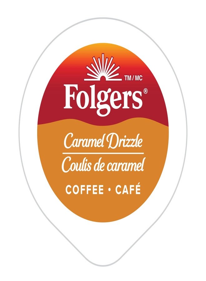 Folgers Caramel Drizzle Flavoured Coffee, Single-Serve K-Cup Pods For Keurig Coffee Makers, 30 Count - Image 2