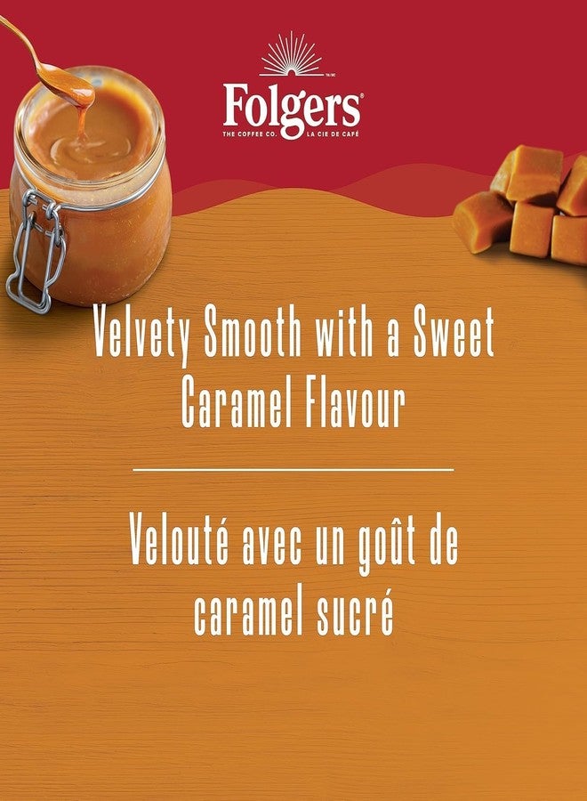 Folgers Caramel Drizzle Flavoured Coffee, Single-Serve K-Cup Pods For Keurig Coffee Makers, 30 Count - Image 3