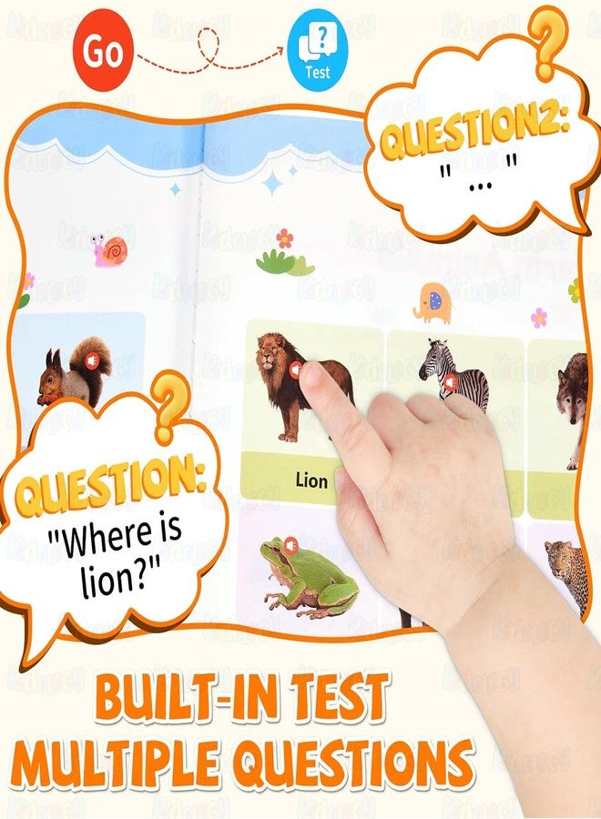 Kidology My First English Words Sound Book for Kids | 470+ Words Interactive Talking & Musical Learning Book with 21 Topics, Built-in Quiz, Nursery Rhymes & Piano | Educational Audio Toy Age 3+ - Image 4