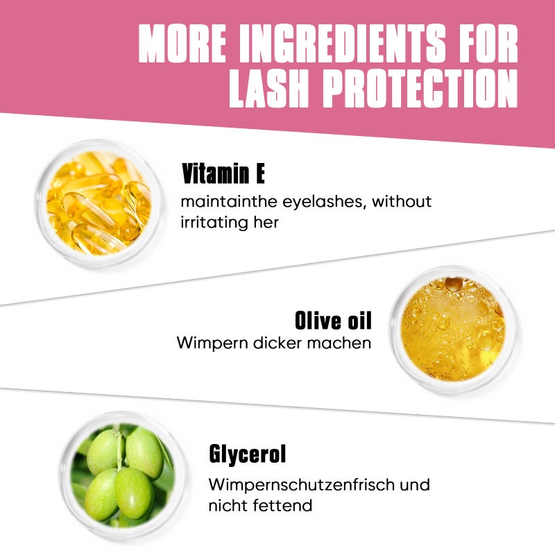 Libeauty شمع لاصق لرفع الرموش من ليبيوتي، بلسم لاصق برائحة خفيفة لرفع الرموش وتثبيت الحواجب، سهل الاستخدام وسريع الجفاف ومقاوم للماء (وردي خوخي) - Image 4